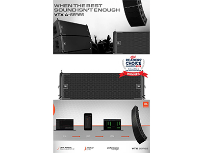 JBL VTX S25 雙10寸線陣列